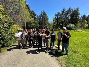 IBSS employees Mark and Lisa Tagal joined Bonney Lake High School (BLHS) culinary students and teacher/chef Kahale Ahina at the Port Madison Community Shellfish Farm (PMCSF) on the Bloedel Reserve tidelands on Bainbridge Island.